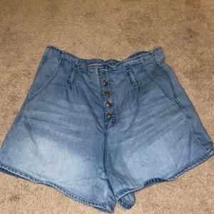 American eagle high waisted jeans shorts size 14